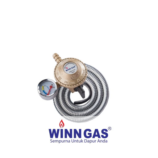 Winn Gas Selang Gas Paket + Regulator Gas W 88 Meter