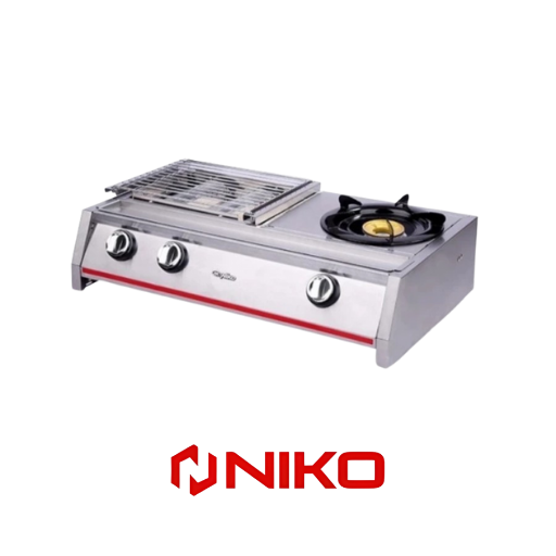 Niko Kompor Gas 2 In 1 KGR 21 Kompor Masak dan Grill Multifungsi