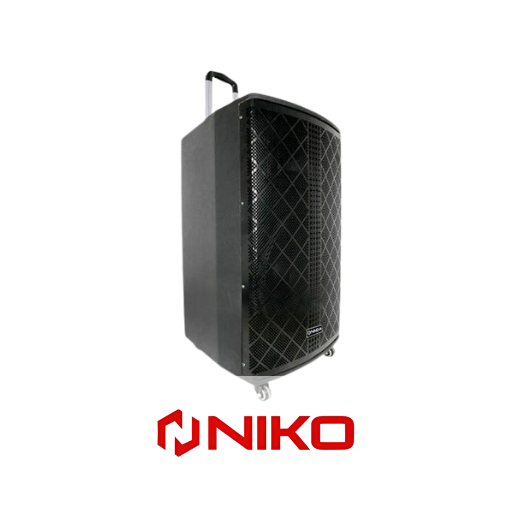 Niko Speaker Bluetooth Mega Box 12 Inch Free 2 Mic / Speaker Bluetooth Besar