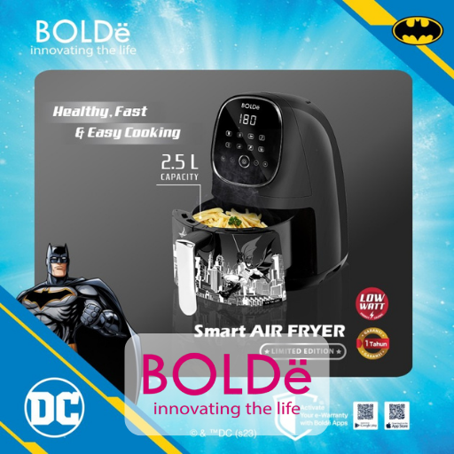 BOLDe SMART AIR FRYER BATMAN EDITION 2.5L
