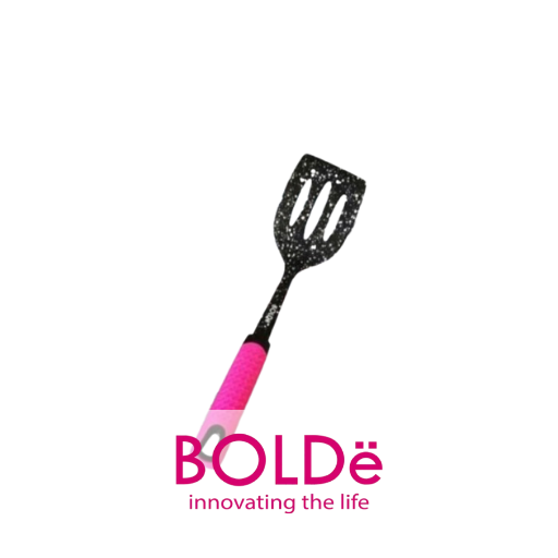 BOLDe SUPER UTENSILE SILICONE SLOTTED TURNER BLACKPINK