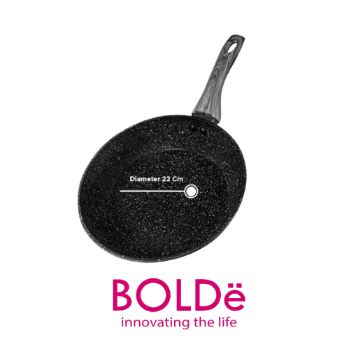 Bolde Super Pan Fry Pan 22 cm Black Dark Knight