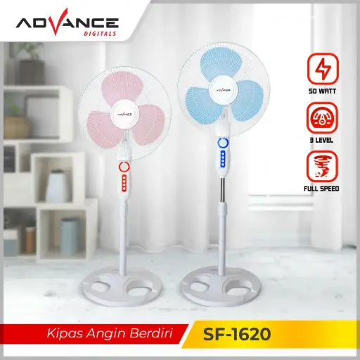 Kipas Angin Advance SF-1620 / SF1620 16″inch Stand Fan (Kipas Angin Berdiri)