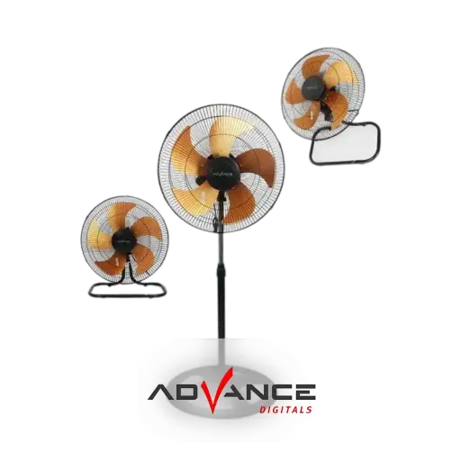 Advance Kipas Angin 3in1 Stand/Desk/Wall TDS-1805 Kipas Angin Tornado