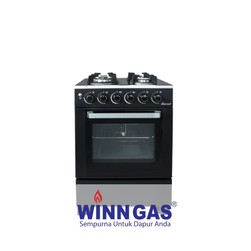 Winn Gas Kompor 4 Tungku W5090 Hitam