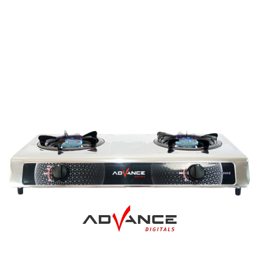 Advance Kompor Gas Stainless Steel 2 Tungku ADVANCE GB-6602 S
