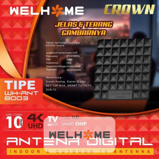 Welhome Antena Digital ANT 8003
