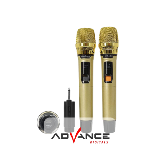 Advance Microphone Wireless MIC 206 Profesional