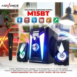 Advance M-15BT Speaker Stereo Bluetooth Xtra Bass - M10BT